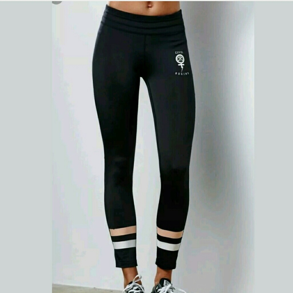 Civi Regime " Fierce "Black Leggings